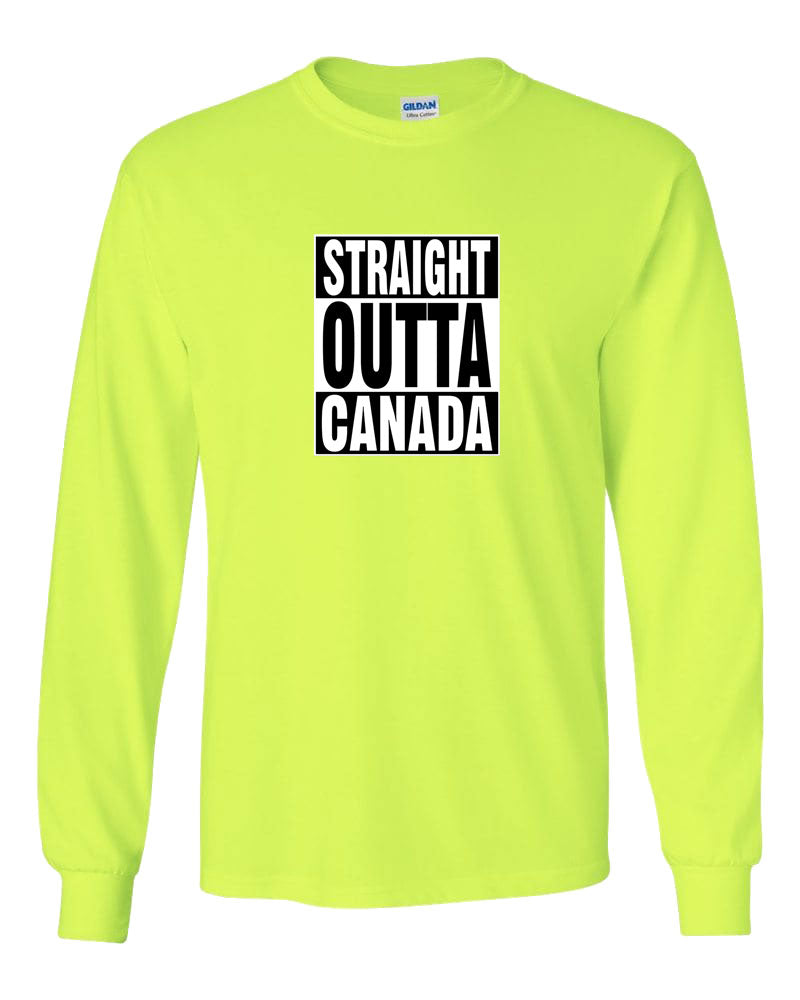 Straight Outta Canada Long Sleeve T-Shirt